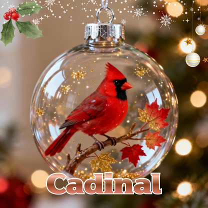 【60%OFF】2026 🎄🎅🏻  Holiday Animal Crystal Glass Ornament 🎄🎅🏻 Crystal Glass Perfect Holiday Gift & Home Décor