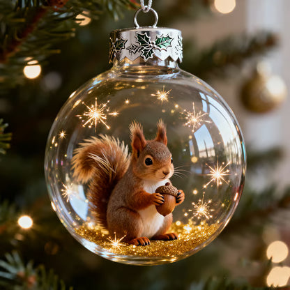 2026 ❄️ Holiday Animal Crystal Glass Ornament