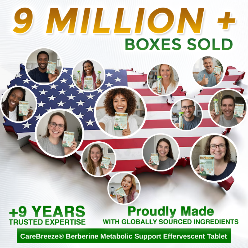 𝗖𝗮𝗿𝗲𝗕𝗿𝗲𝗲𝘇𝗲® Berberine 𝑺𝒍𝒊𝒎 𝑭𝒂𝒔𝒕 7 𝑫𝒂𝒚𝒔 Metabolic Support Effervescent Tablet