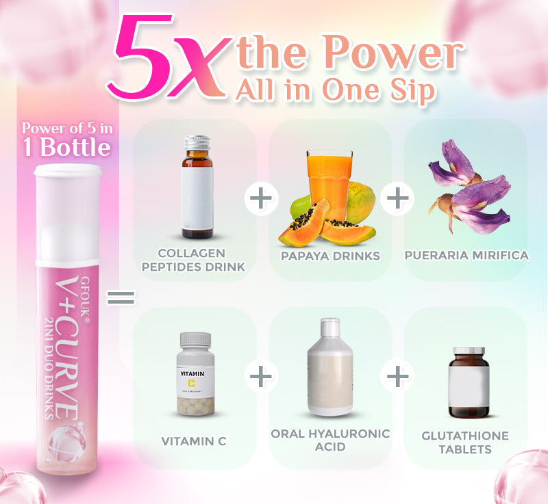 GFOUK® V+Curve 2in1 Duo Drinks