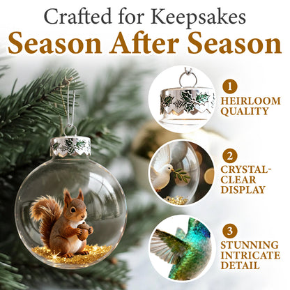 2026 ❄️ Holiday Animal Crystal Glass Ornament