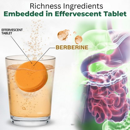 𝗖𝗮𝗿𝗲𝗕𝗿𝗲𝗲𝘇𝗲® Berberine 𝑺𝒍𝒊𝒎 𝑭𝒂𝒔𝒕 7 𝑫𝒂𝒚𝒔 Metabolic Support Effervescent Tablet