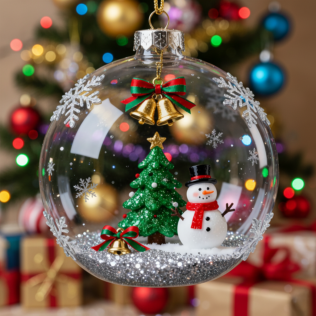 2026 🎄 Holiday Animal Crystal Glass Ornament 🎄