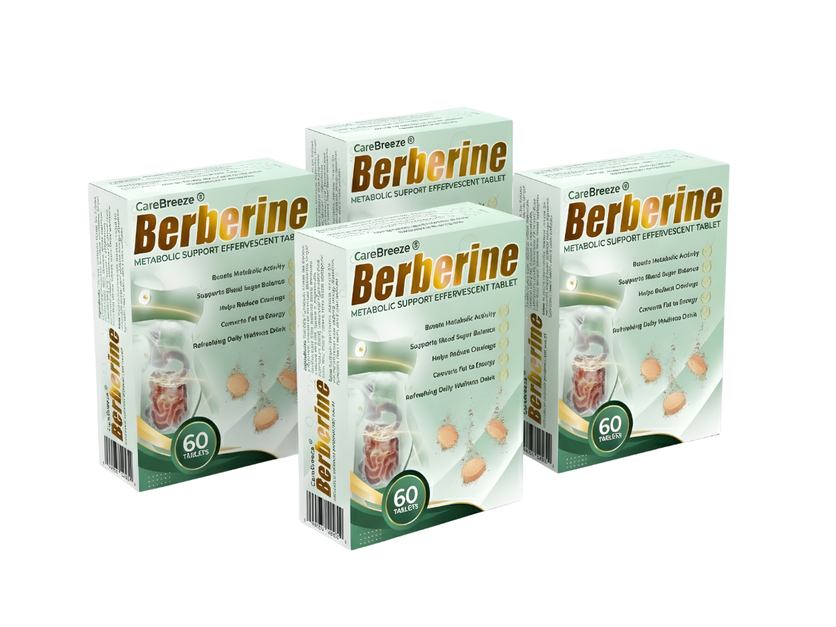 𝗖𝗮𝗿𝗲𝗕𝗿𝗲𝗲𝘇𝗲® Berberine 𝑺𝒍𝒊𝒎 𝑭𝒂𝒔𝒕 7 𝑫𝒂𝒚𝒔 Metabolic Support Effervescent Tablet