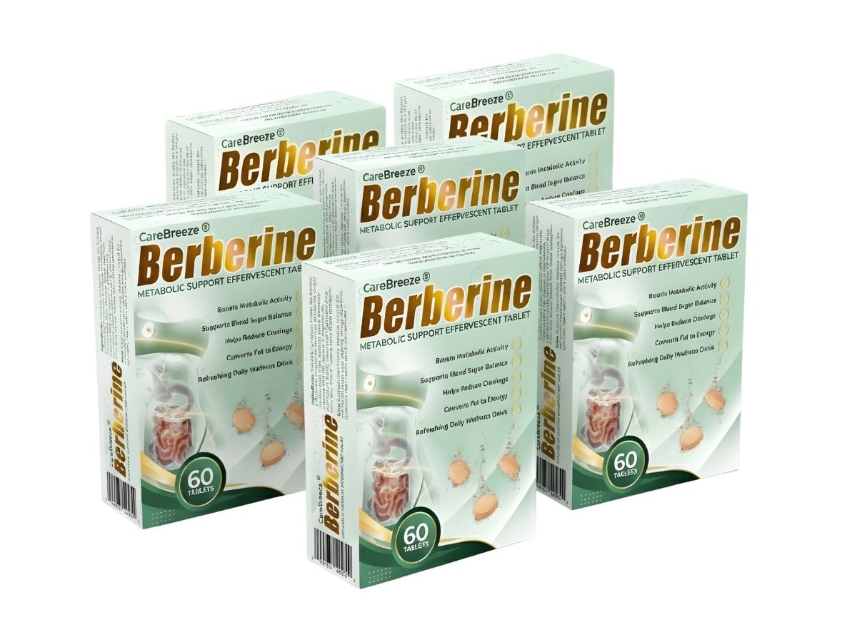𝗖𝗮𝗿𝗲𝗕𝗿𝗲𝗲𝘇𝗲® Berberine 𝑺𝒍𝒊𝒎 𝑭𝒂𝒔𝒕 7 𝑫𝒂𝒚𝒔 Metabolic Support Effervescent Tablet